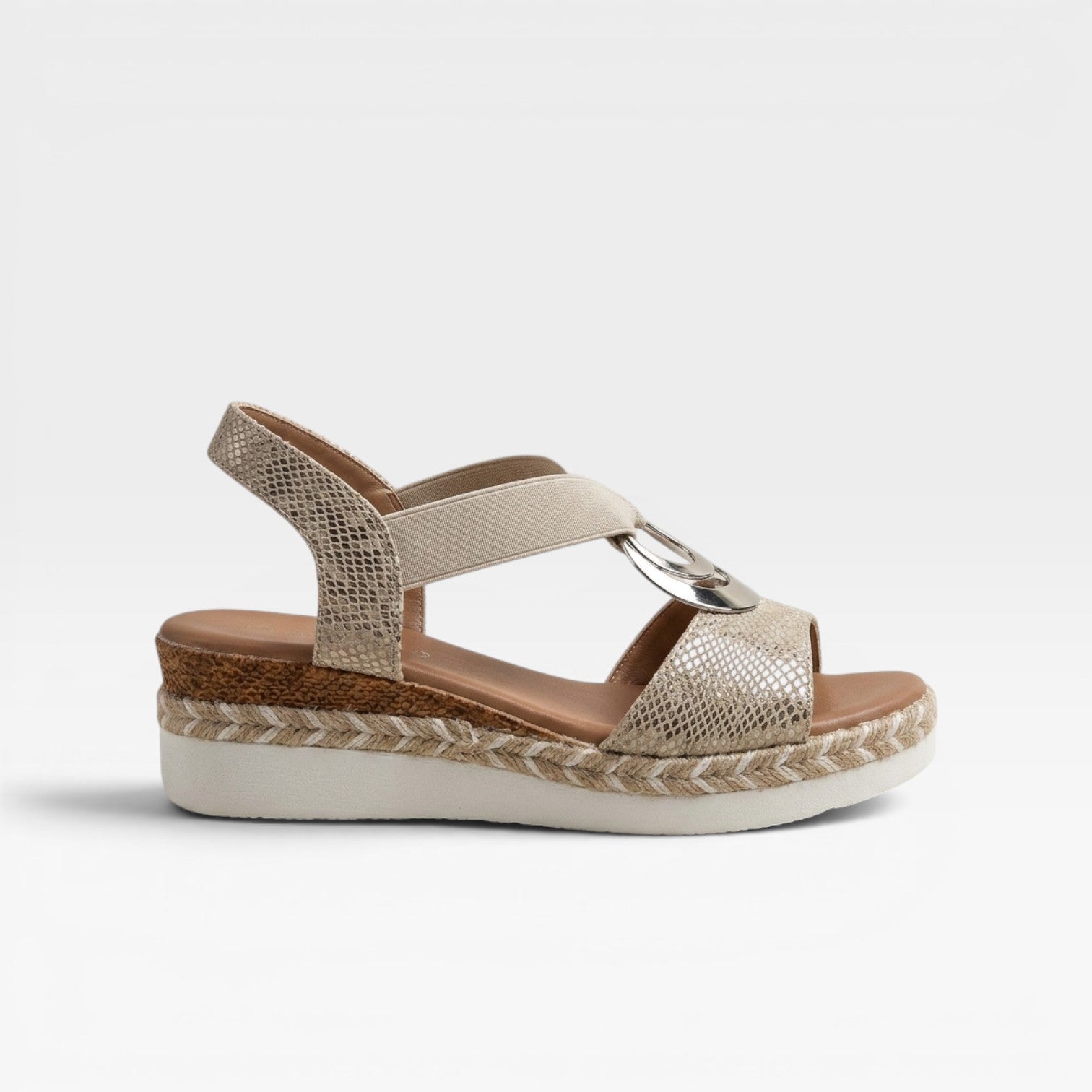 Women's Espadrille Wedge Sandals – Cushioned Comfort Platform Sandals