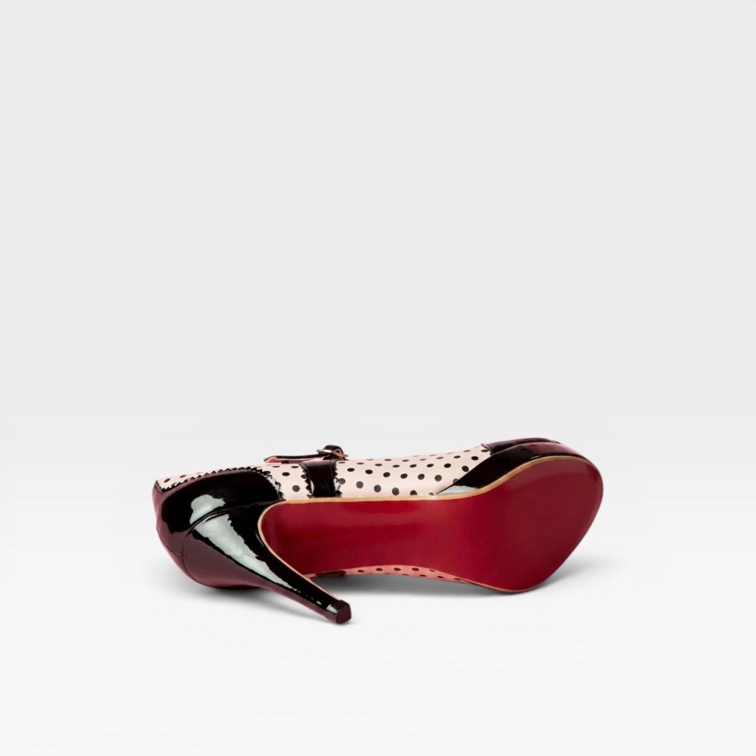 Women's Vintage Polka Dot Mary Jane Pumps – Elegant Retro Heels for Special Occasions