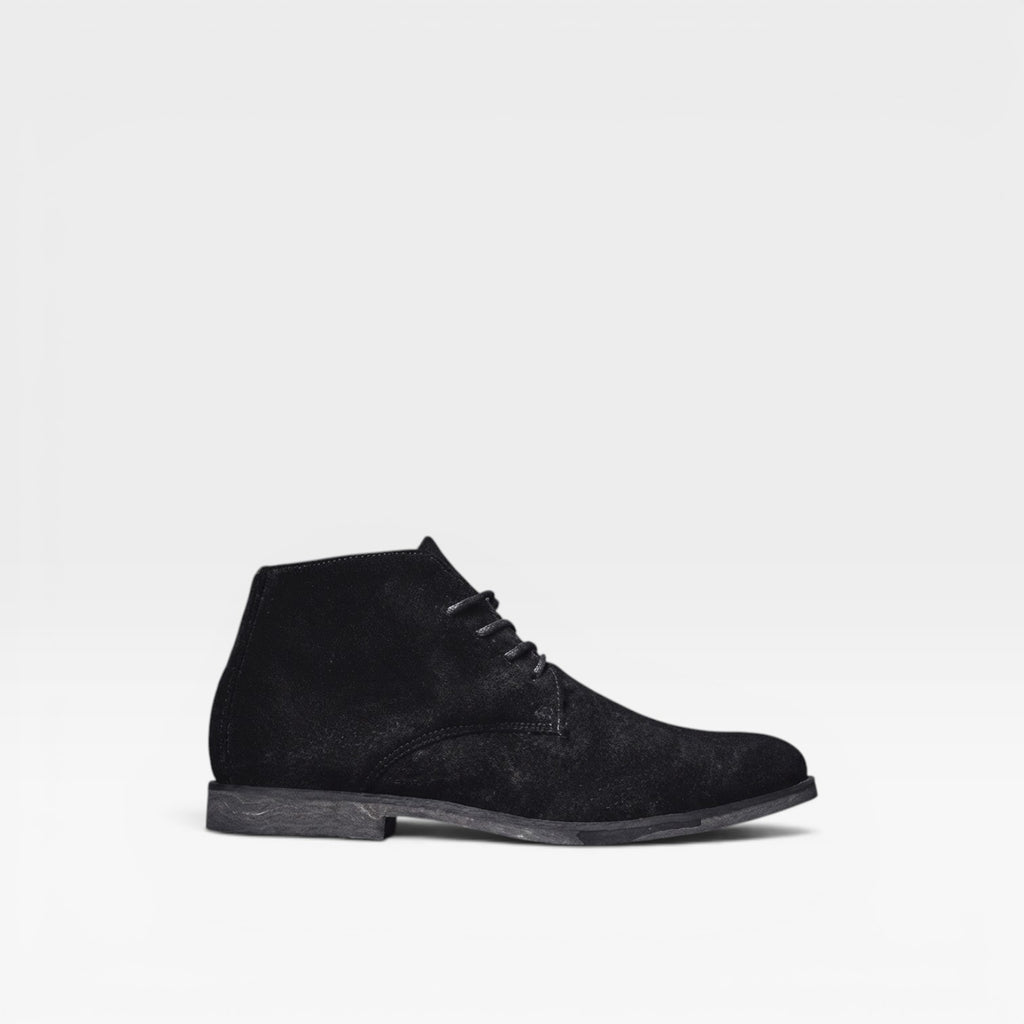 Bottes désert en daim pour hommes – Bottines classiques à lacets cheville Chukka