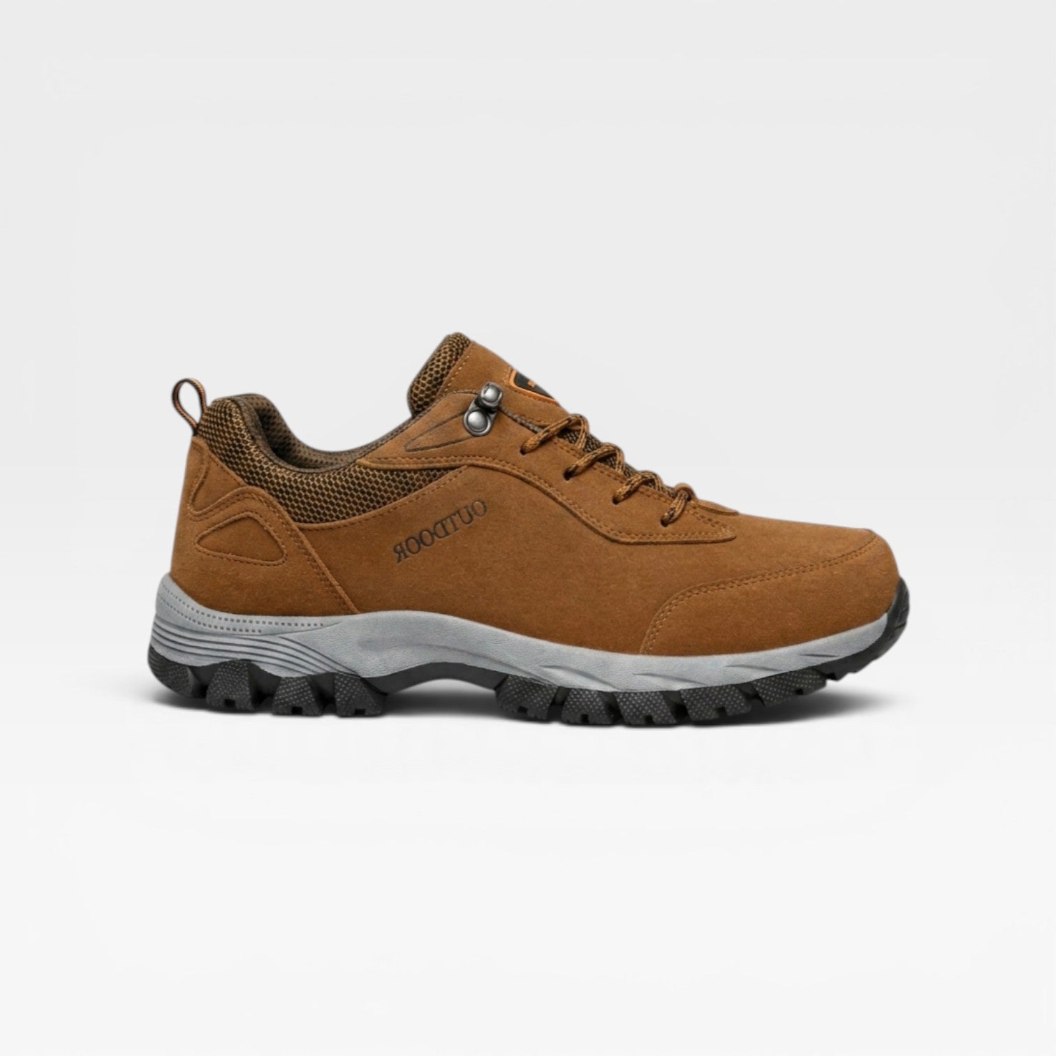 Men's Outdoor Walking Shoes – Suede Lace Up Comfortable Hiking Trainers