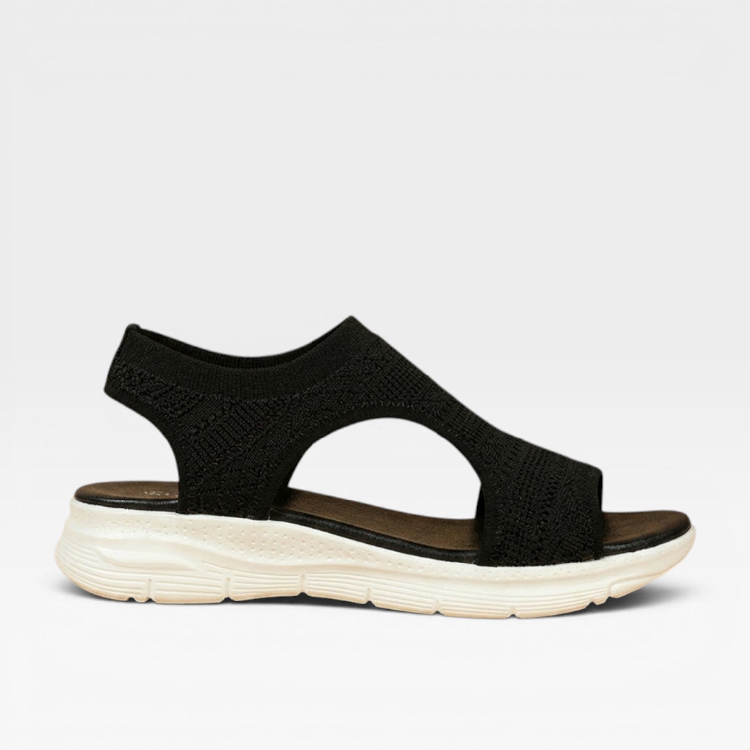 Women’s Breathable Knit Walking Sandals – Slip-On Comfort Sandals for Everyday Wear