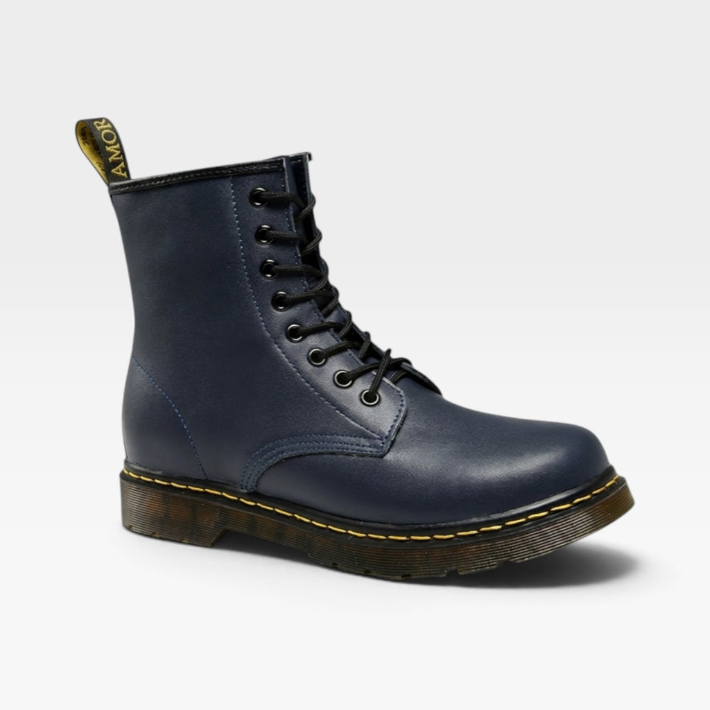 Women's Leather Lace Up Boots – Combat Boots