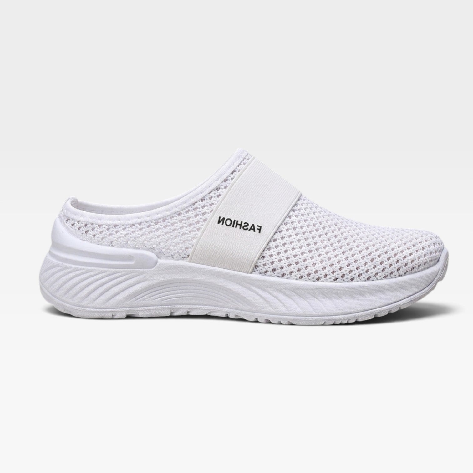 Women's Knit Slip On Trainers – Breathable Cushioned Comfort Sneakers