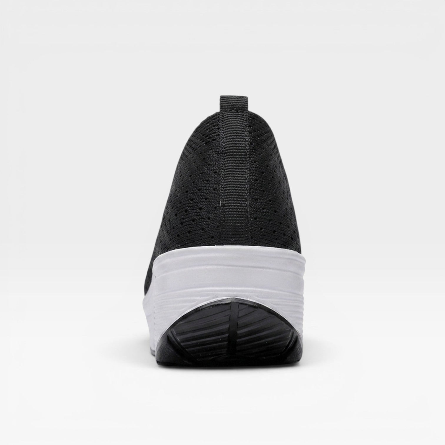 Baskets compensées à enfiler pour femmes – Sneakers respirantes en maille avec coussin d'air pour la marche