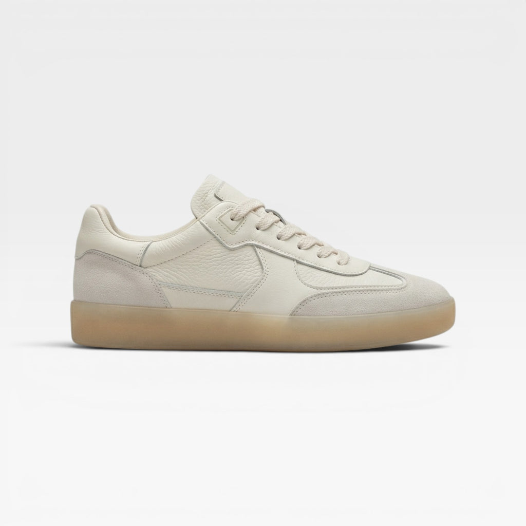 Baskets en cuir véritable pour hommes – Sneakers classiques à lacets pour un usage quotidien décontracté