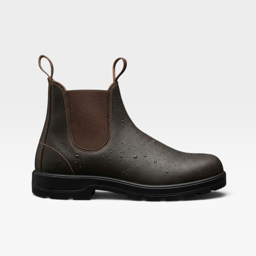 Men's Waterproof Leather Chelsea Boots – Slip On All Season Boots