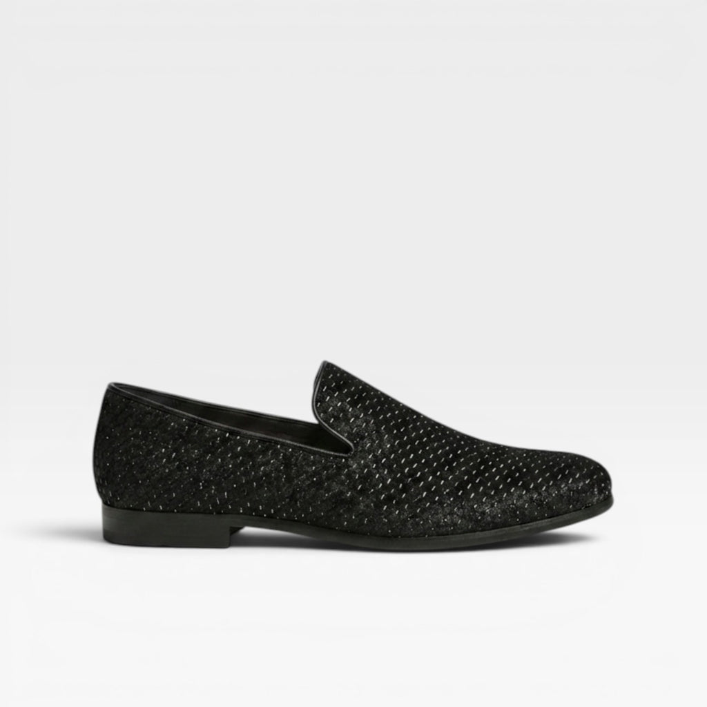Mocassins en velours pour hommes – Chaussures élégantes à enfiler formelles et chics