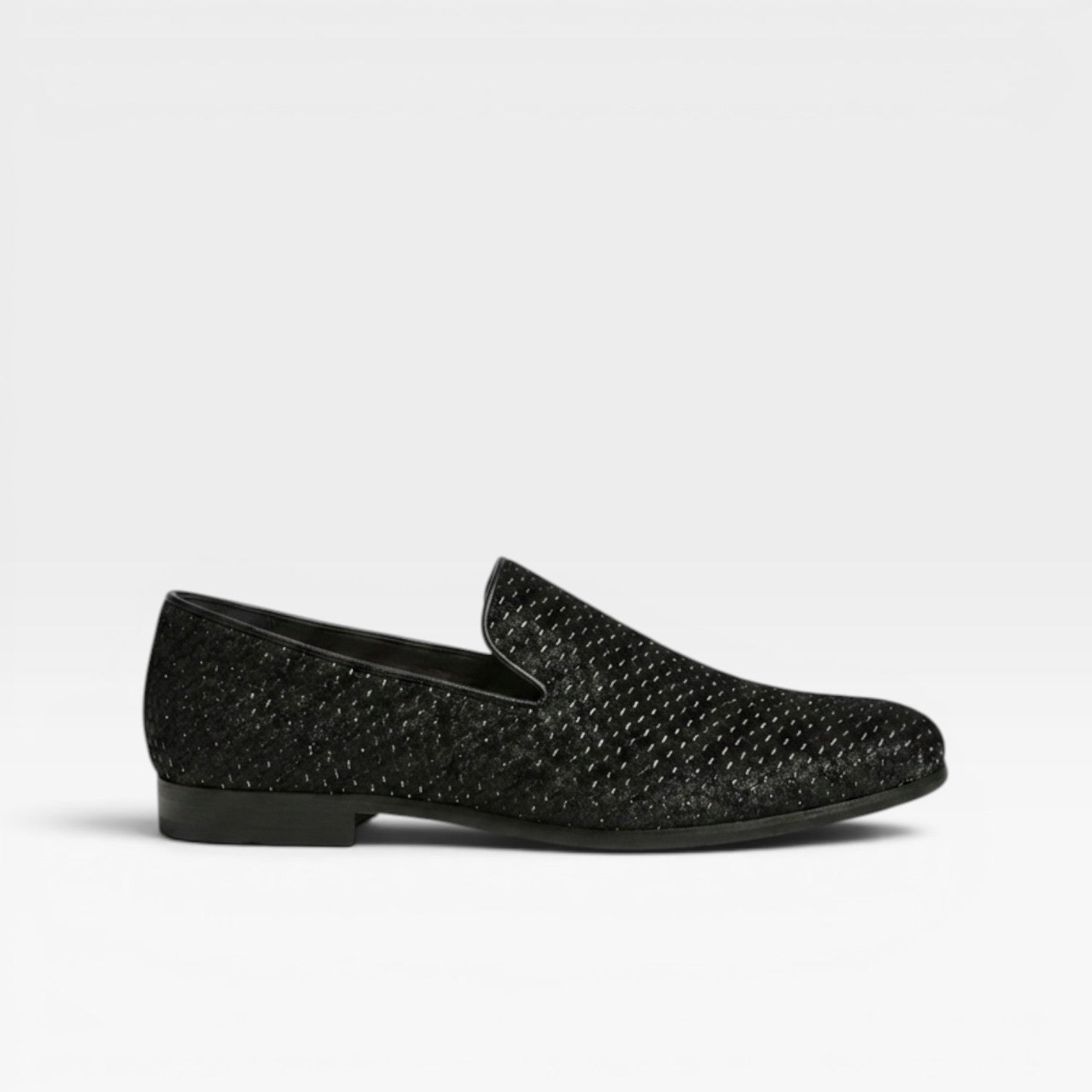 Mocassins en velours pour hommes – Chaussures élégantes à enfiler formelles et chics
