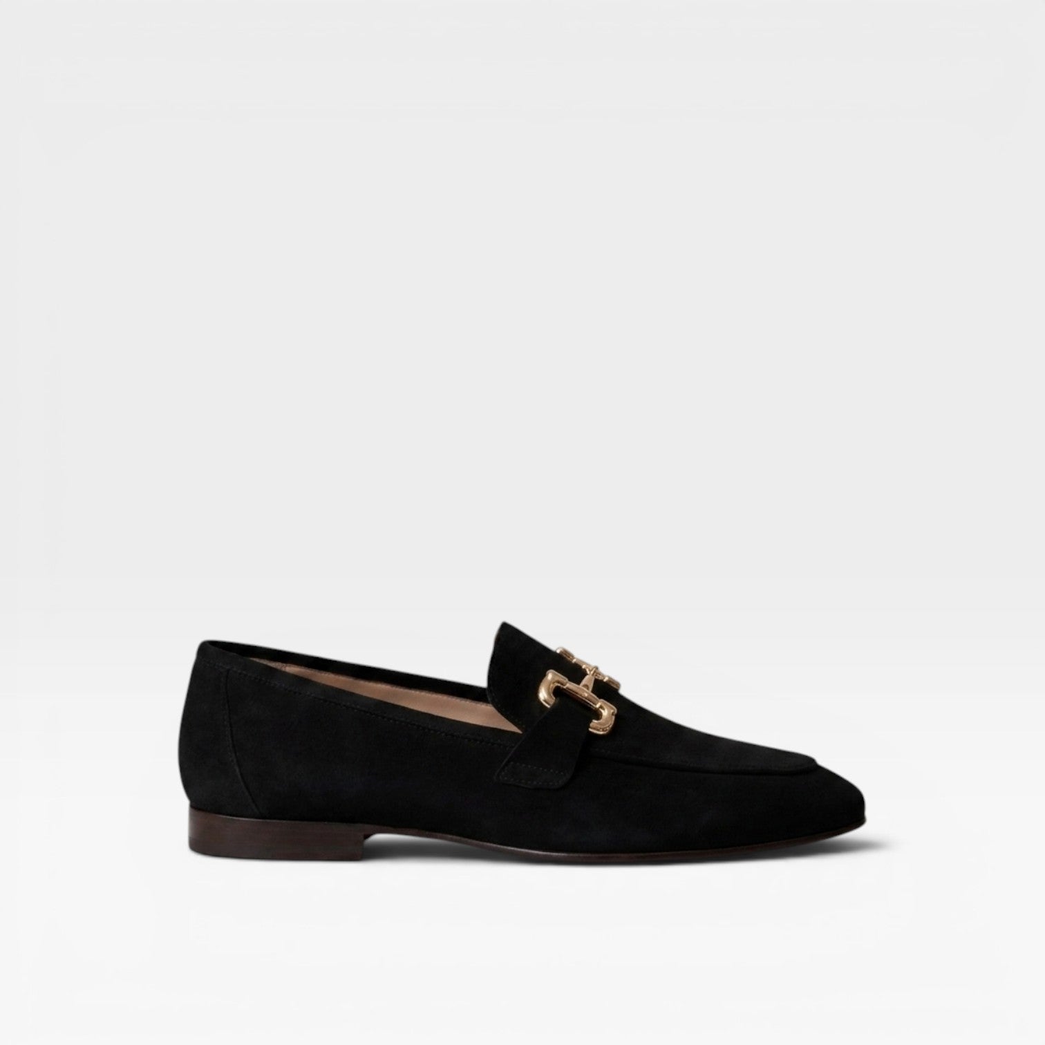 Men's Suede Slip On Loafers – Elegant Chain Detail Classic Style for Everyday and Business Wear