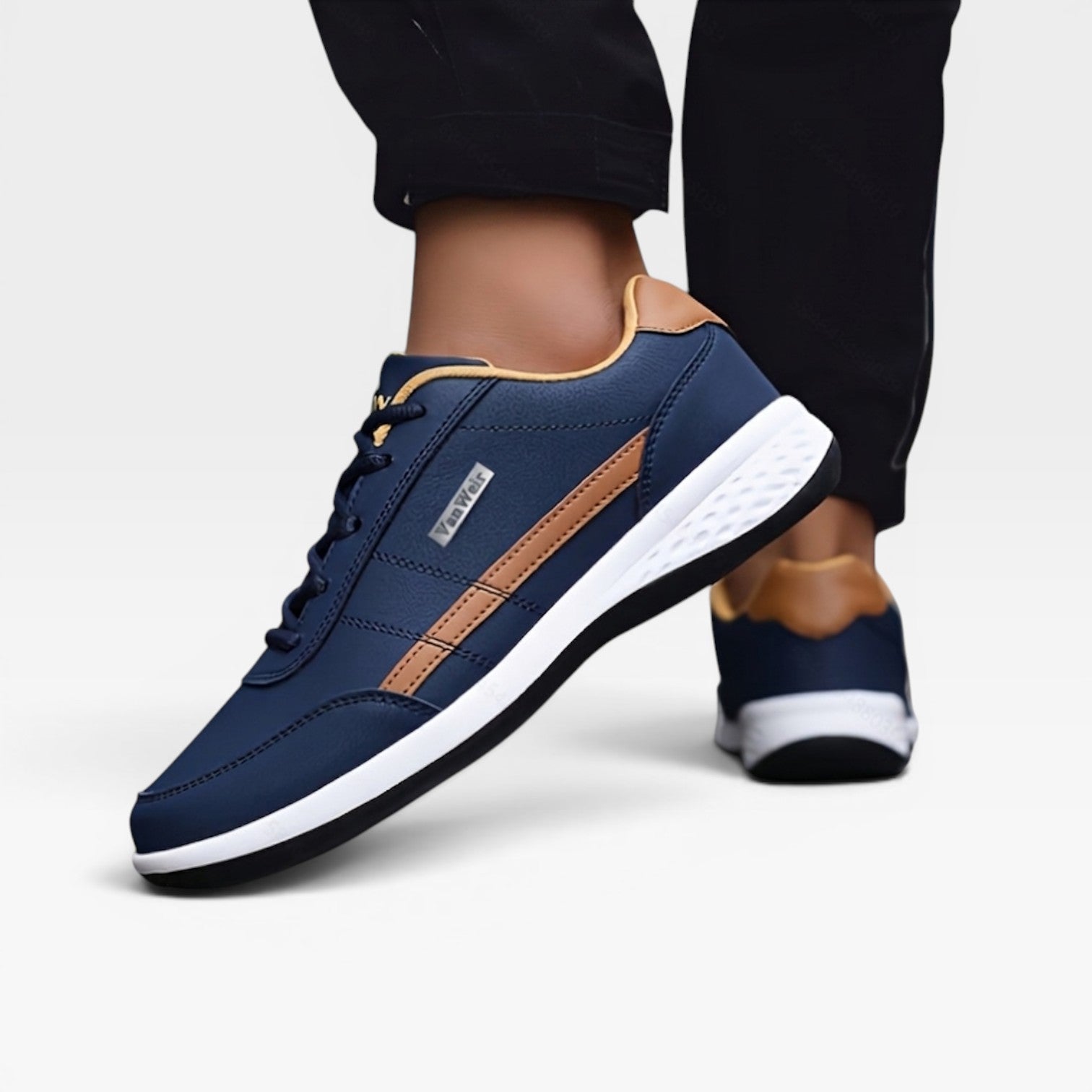 Men's Lightweight Trainers – Comfortable Lace Up Walking Sneakers