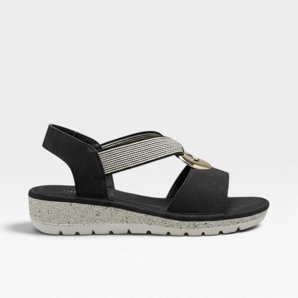 Women's Boho Summer Sandals – Toe Loop Comfortable Slingback Style