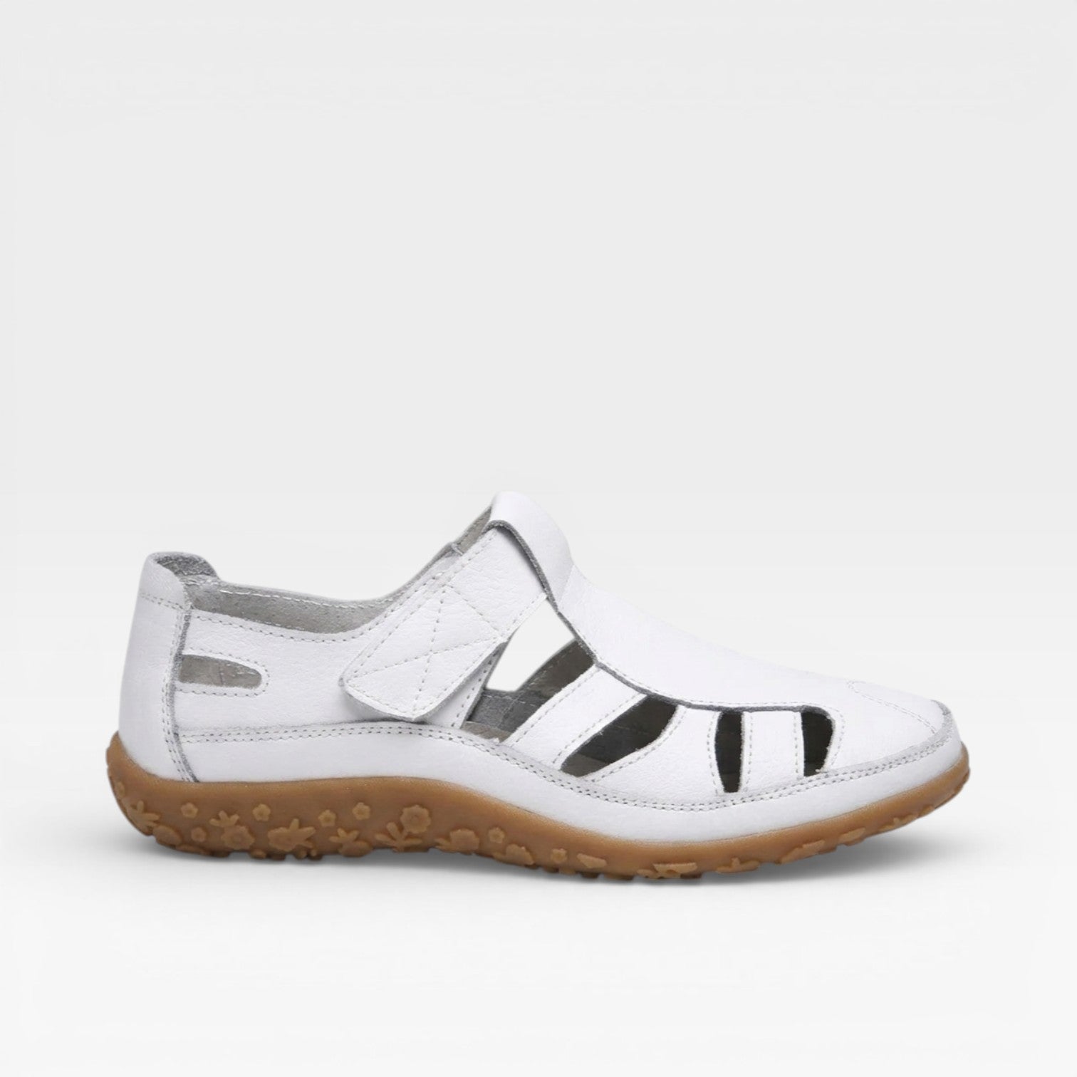 Women’s Closed-Toe Walking Sandals – Breathable Slip-On Comfort Shoes