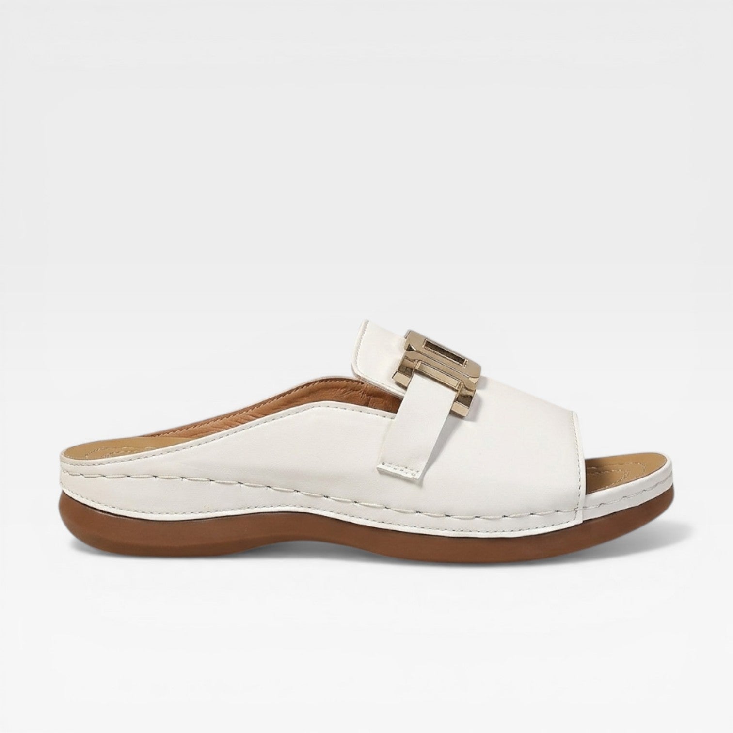 Women’s Dressy Buckle Sandals – Comfortable Fit