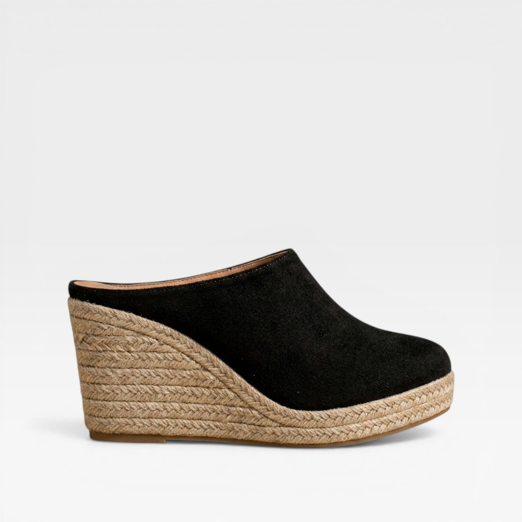 Women's Wedge Shoes Made of Velvet and Hemp Rope, Women's Shoes