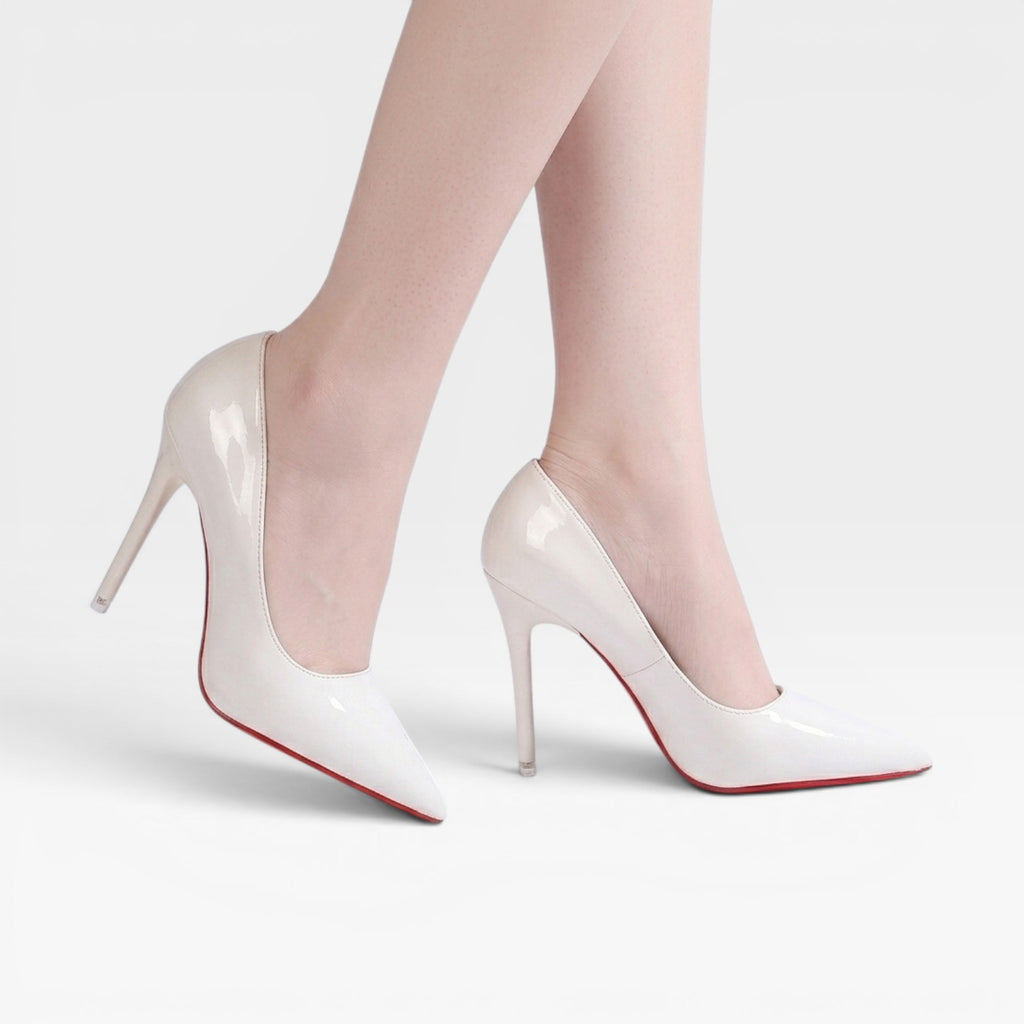 Women's Patent Pointed Toe Court Shoes – Classic Stiletto Heels for Occasions