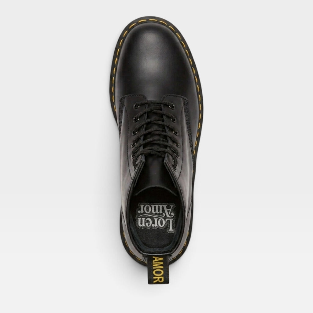 Women's Leather Lace Up Boots – Combat Boots