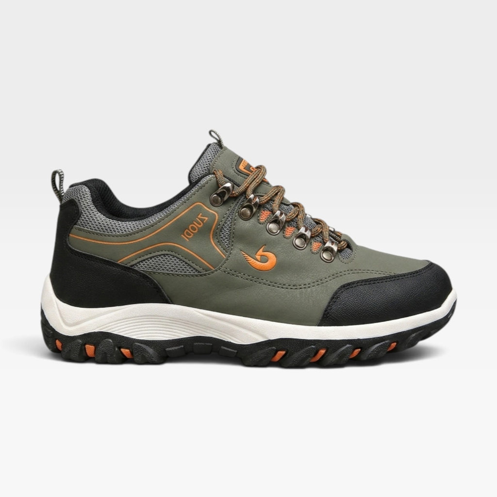 Men's Leather Waterproof Walking Trainers