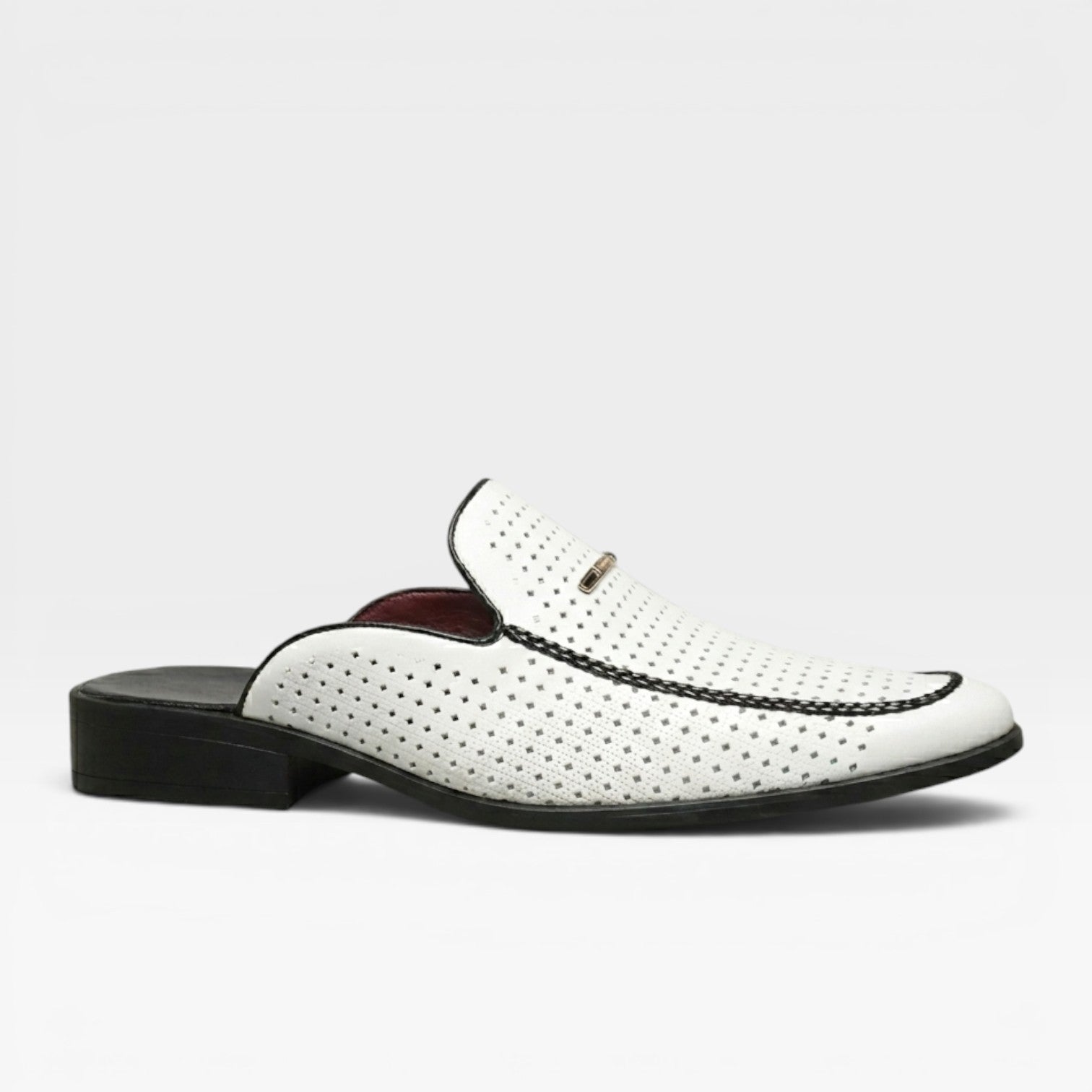Men's Leather Mules – Backless Slip On Loafers Smart Casual Slides