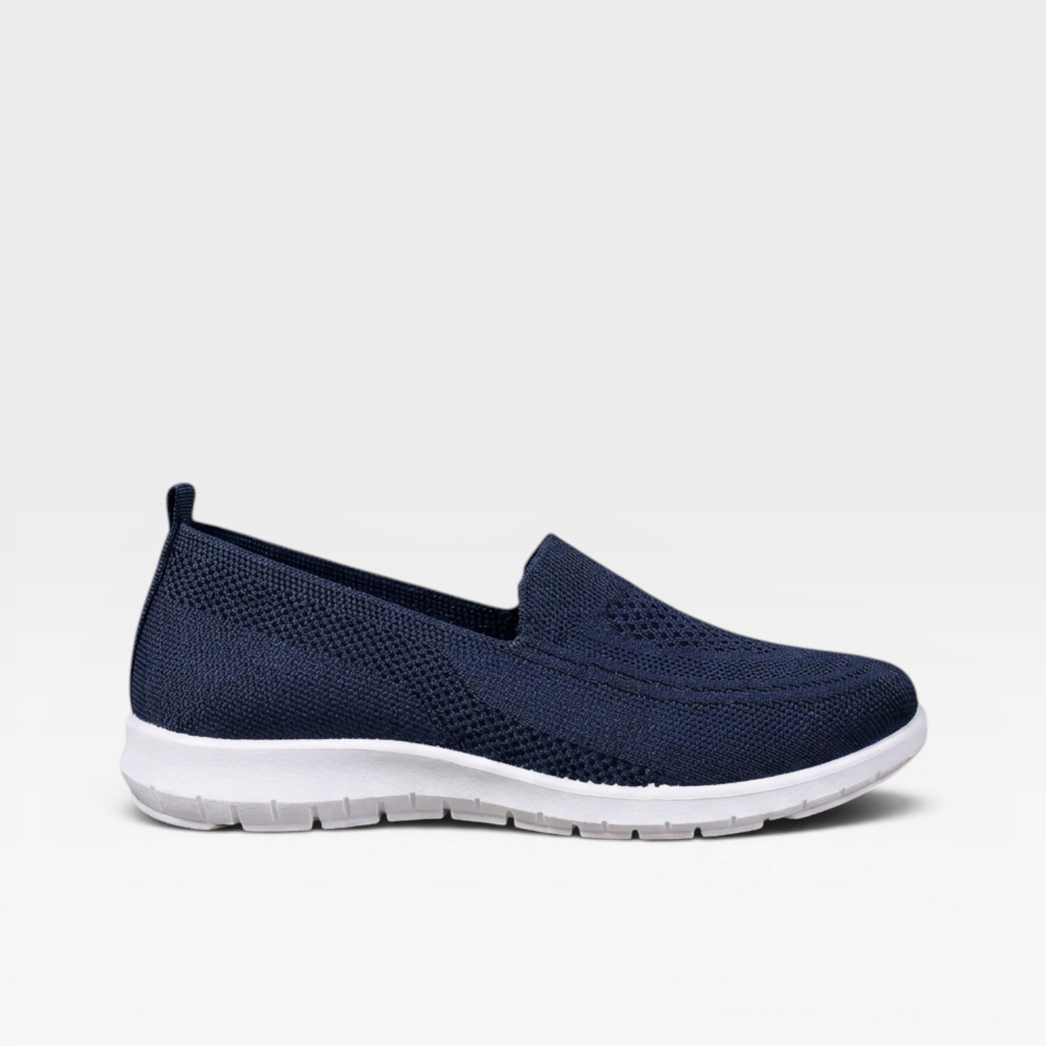Women's Breathable Knit Slip On Trainers – Comfortable Walking Shoes
