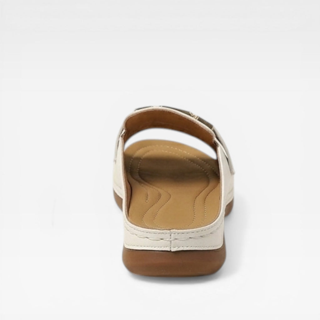 Women’s Dressy Buckle Sandals – Comfortable Fit