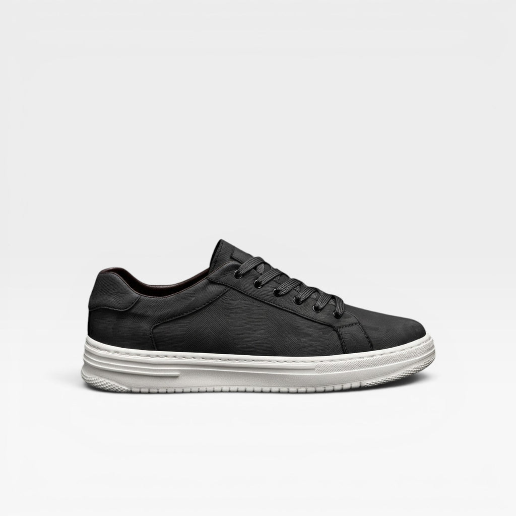 Baskets en cuir pour hommes – Baskets classiques à lacets décontractées et élégantes pour tous les jours