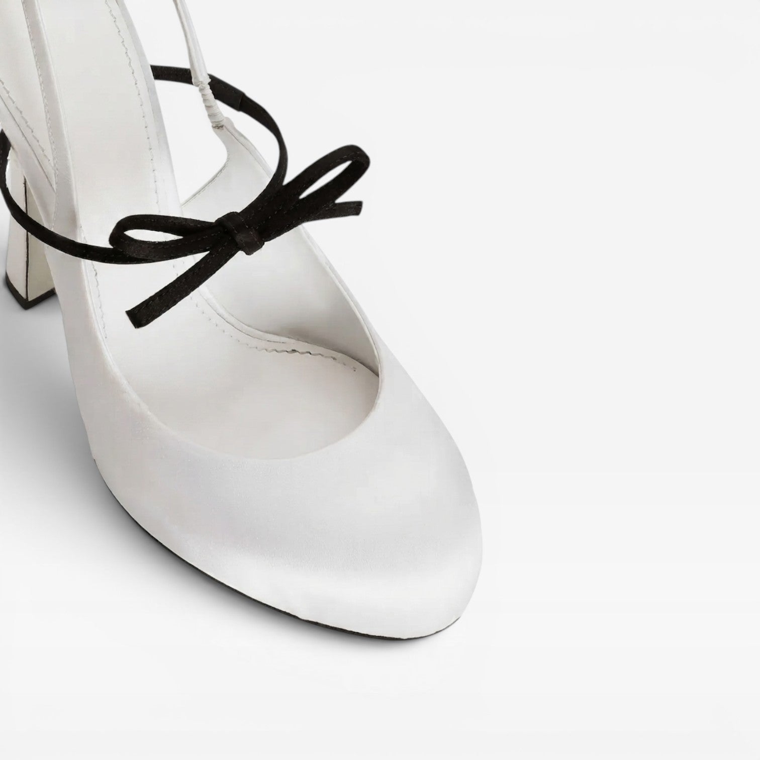 Women's Ballet Slingback Heels – Elegant Bow Sculpted Pumps for Special Occasions