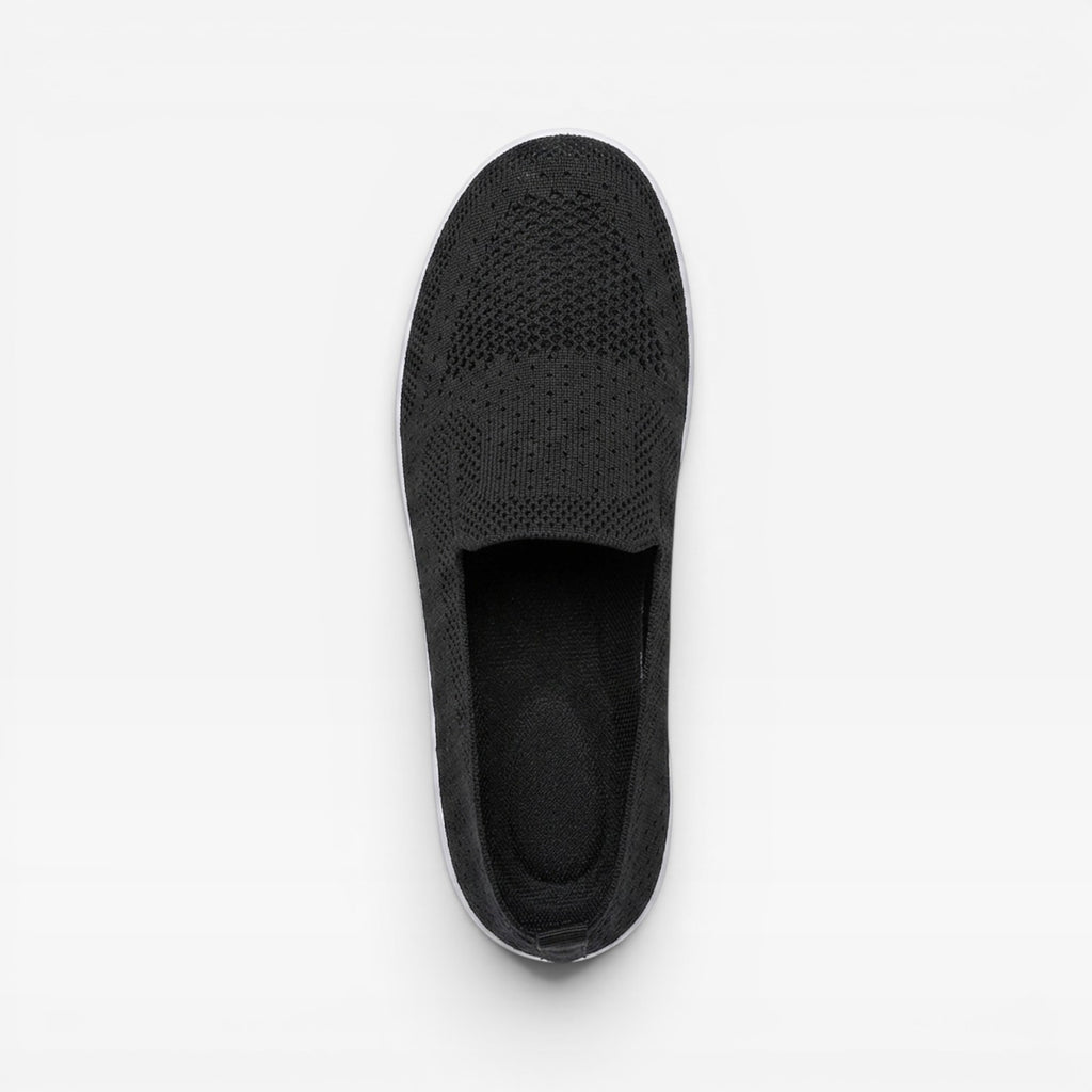 Baskets compensées à enfiler pour femmes – Sneakers respirantes en maille avec coussin d'air pour la marche