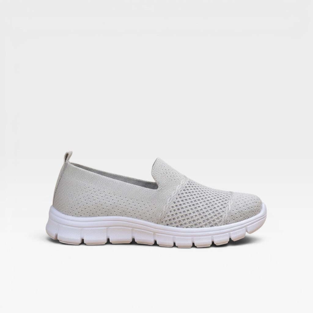 Women's Breathable Knit Slip On Sneakers – Lightweight Comfort Trainers