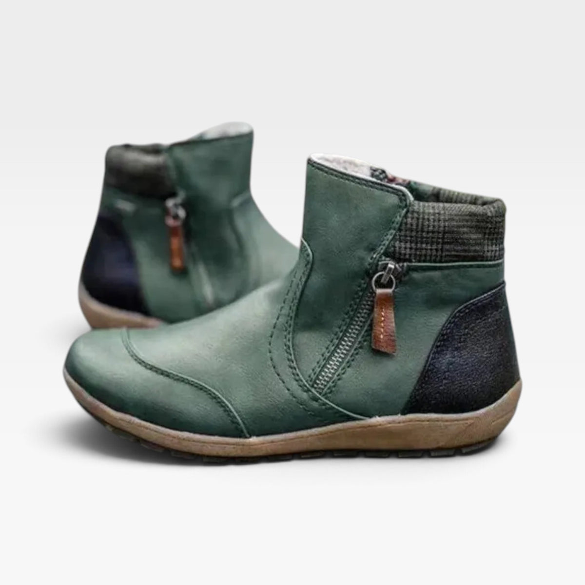 Women's Waterproof Leather Ankle Boots – Orthopedic Shoes