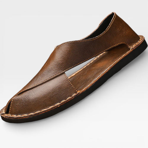 Men’s Classic Leather Sandals – Smart Casual Wear