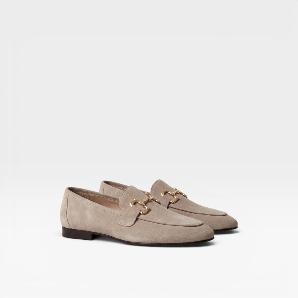 Men's Suede Slip On Loafers – Elegant Chain Detail Classic Style for Everyday and Business Wear