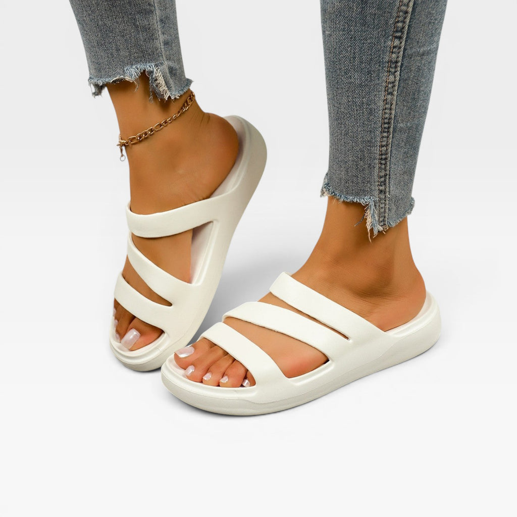 Women's Molded Platform Sandals – Cushioned Cloud Comfort Sandals