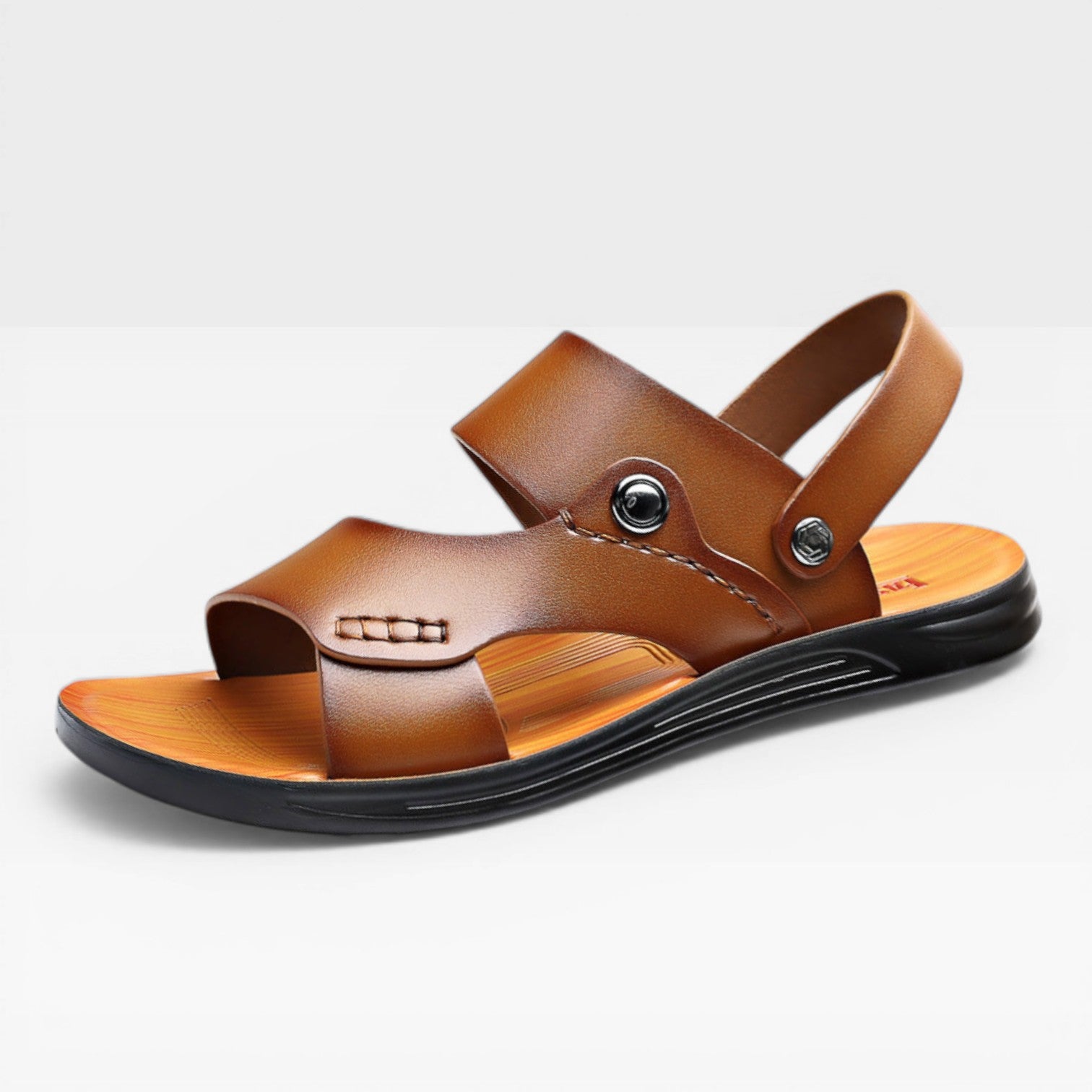 Men’s Classic Leather Sandals for Warm Weather