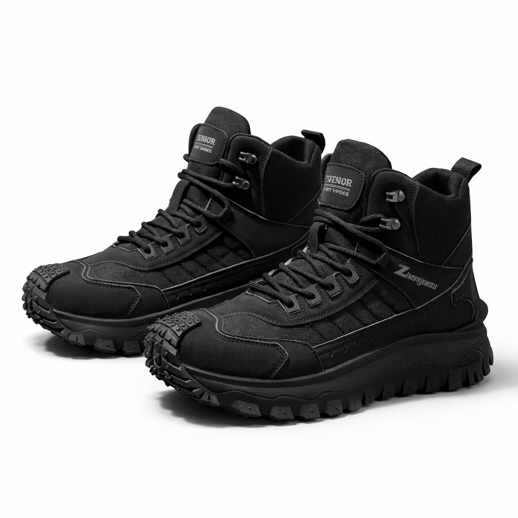 Men's Leather Lightweight Walking Shoes