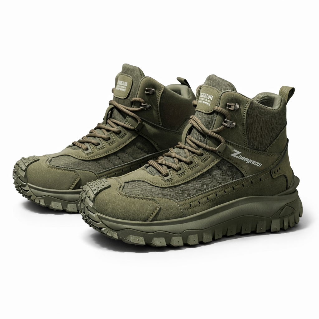 Men's Leather Lightweight Walking Shoes
