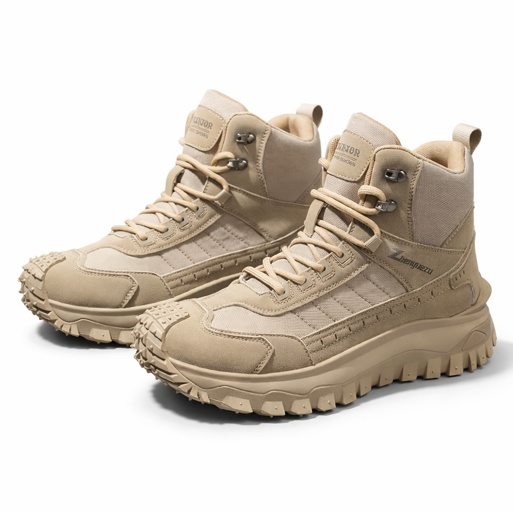 Men's Leather Lightweight Walking Shoes