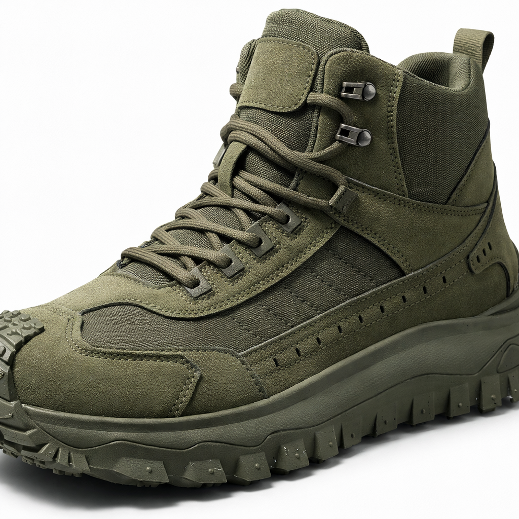 Men's Leather Lightweight Walking Shoes