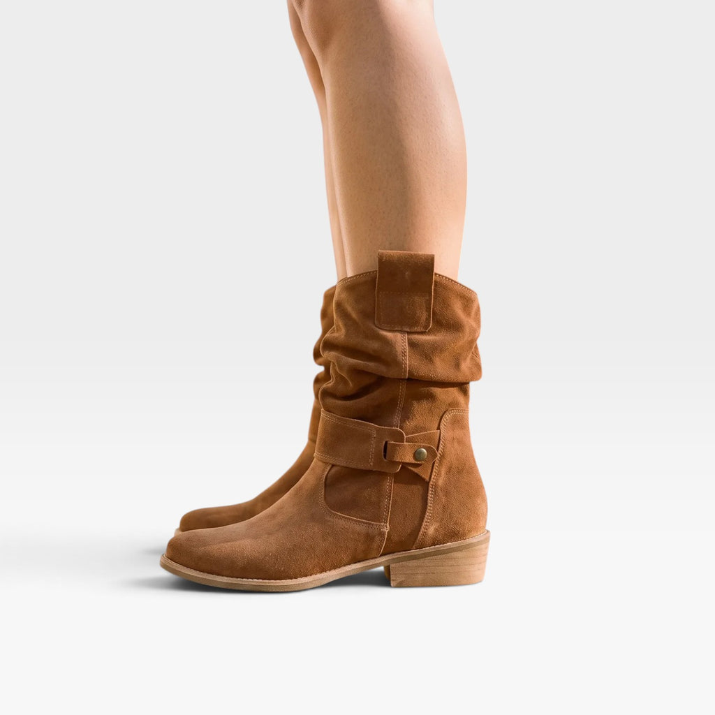 Women's Suede Comfort Ankle Boots