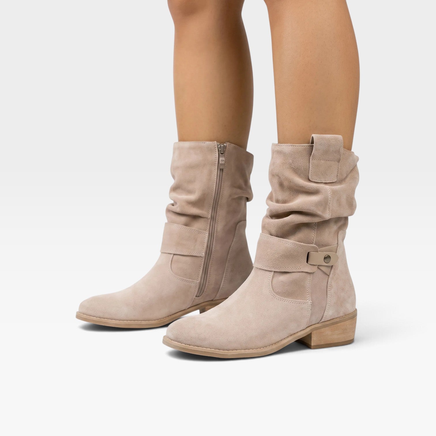 Women's Suede Comfort Ankle Boots