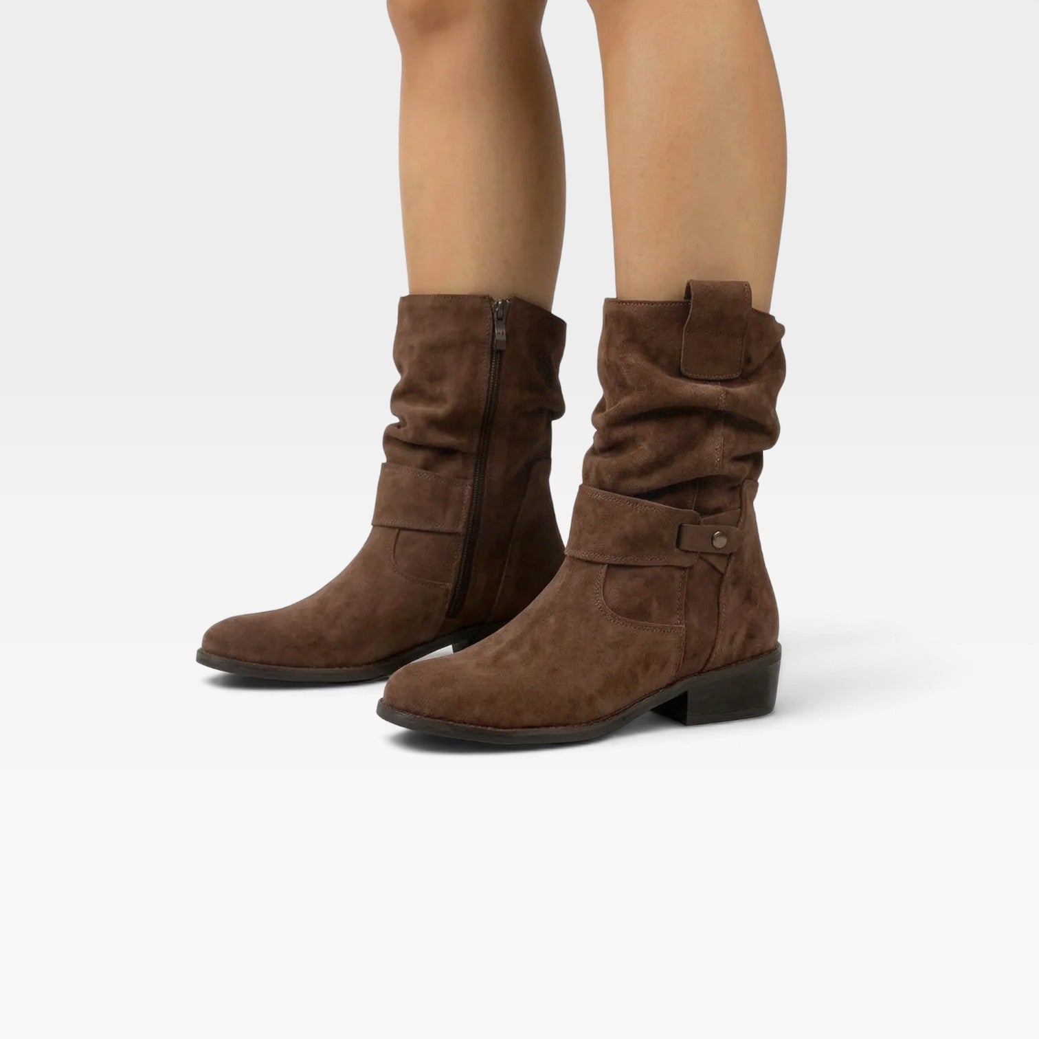 Women's Suede Comfort Ankle Boots
