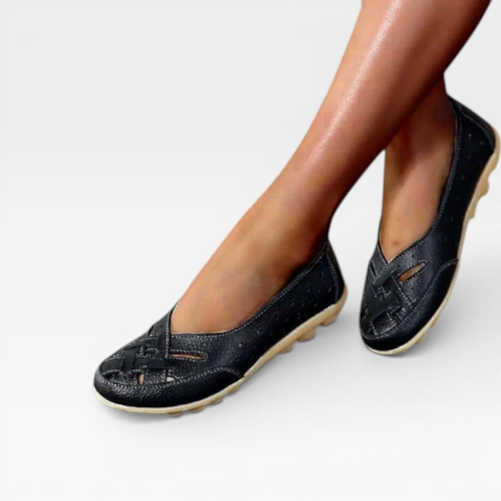 Women’s Breathable Slip-On Loafers – Lightweight Comfort Walking Flats
