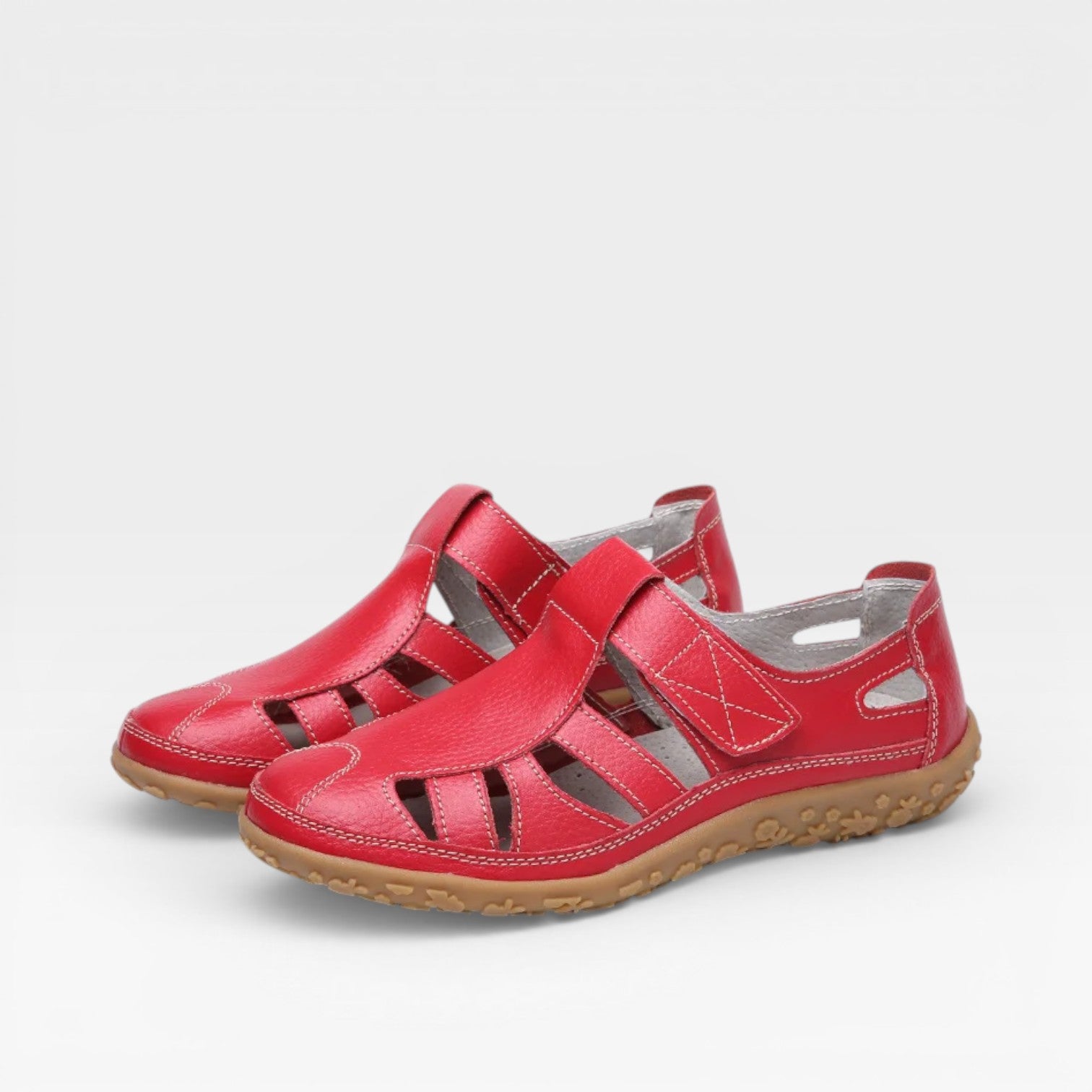 Women’s Closed-Toe Walking Sandals – Breathable Slip-On Comfort Shoes