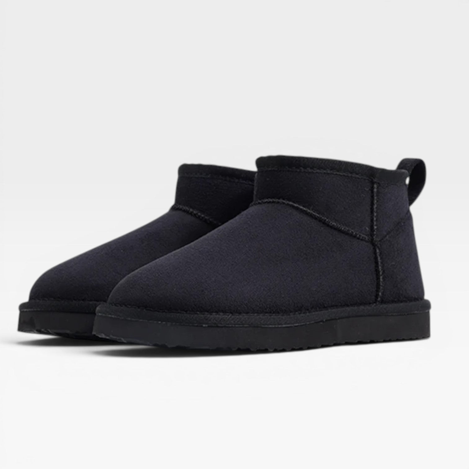 Women's Suede Ankle Boots – Low Cut Cozy Winter Booties