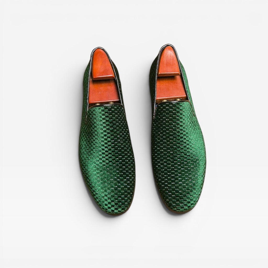 Mocassins en velours pour hommes – Chaussures élégantes à enfiler formelles et chics