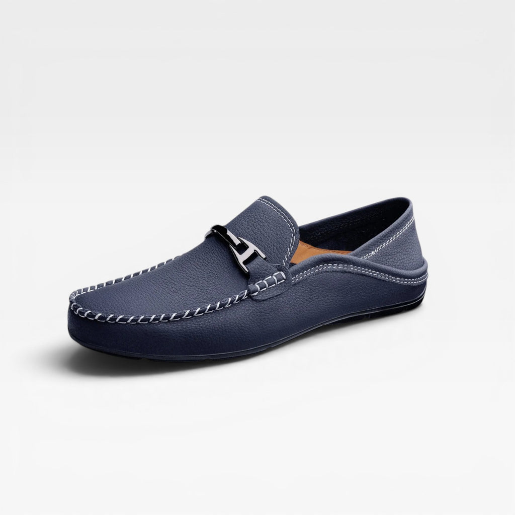 Mocassins en cuir souple pour hommes – Chaussures classiques, faciles à enfiler et raffinées pour tous les jours