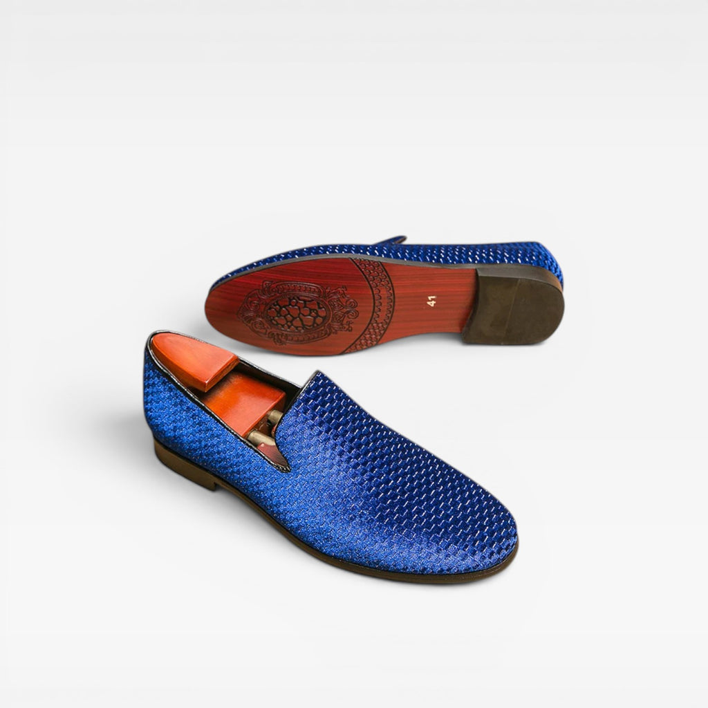Mocassins en velours pour hommes – Chaussures élégantes à enfiler formelles et chics