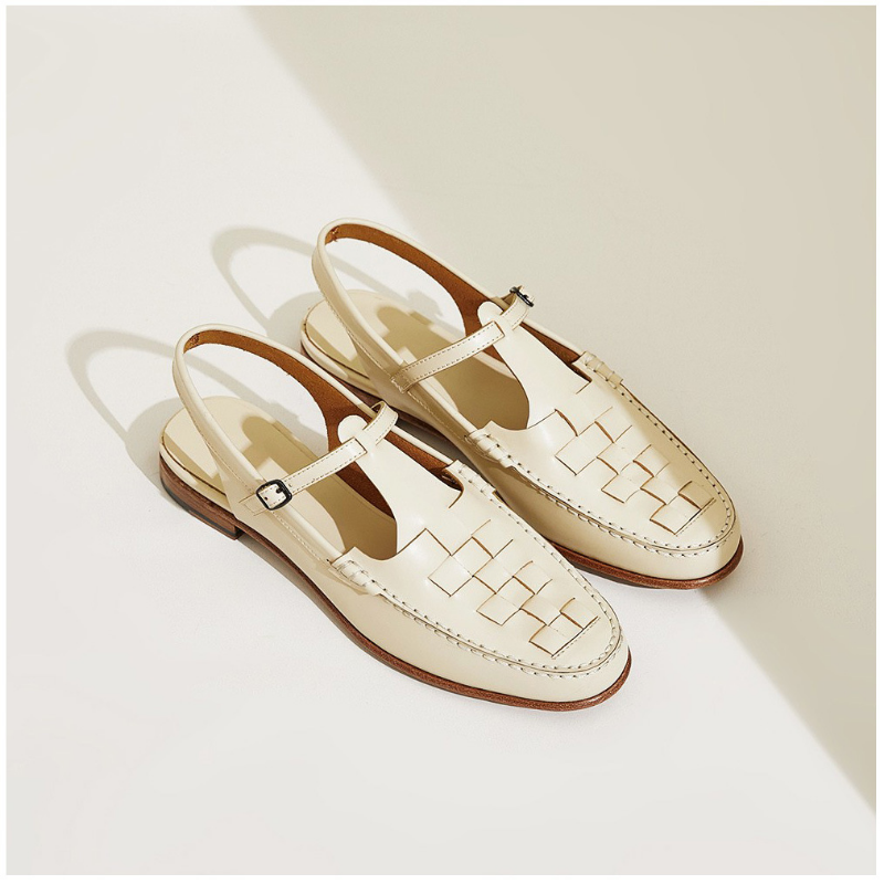Women’s Leather Slingback Sandals – Comfortable Summer Style