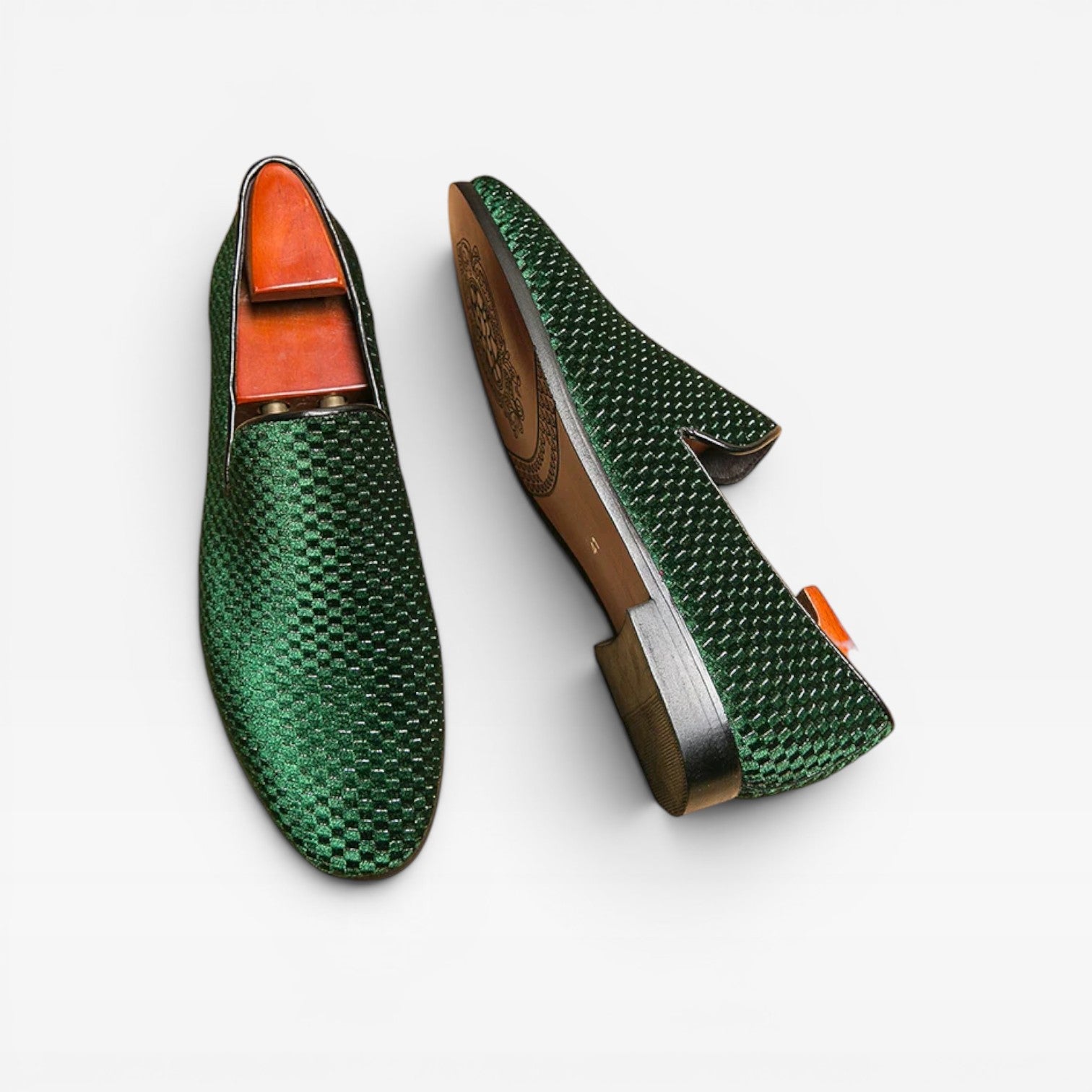 Mocassins en velours pour hommes – Chaussures élégantes à enfiler formelles et chics