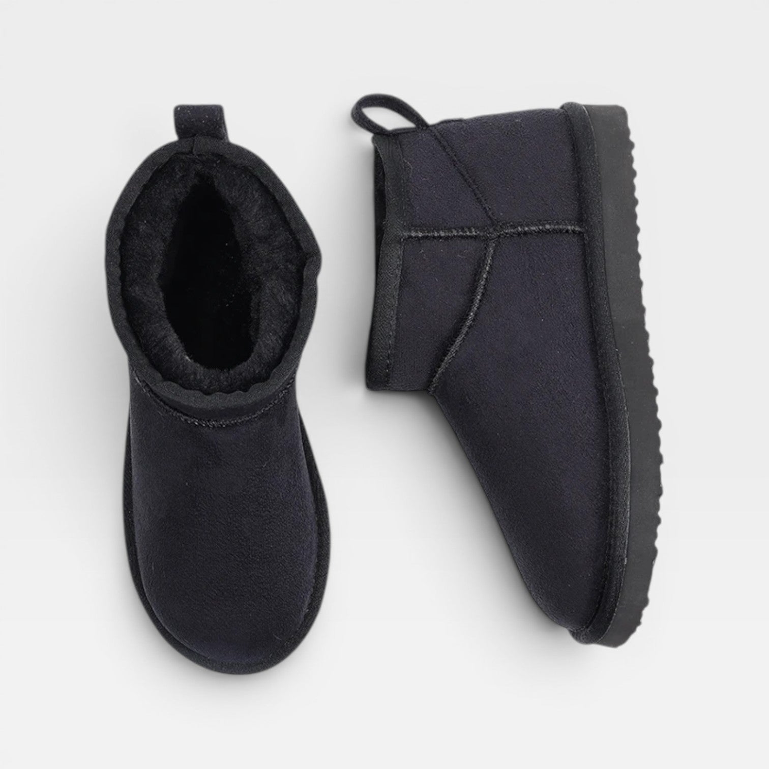 Women's Suede Ankle Boots – Low Cut Cozy Winter Booties