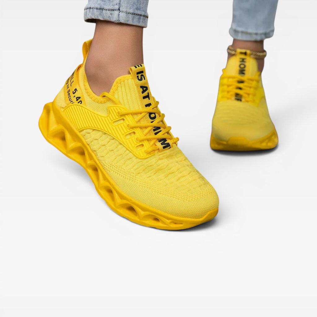 Women's Comfort Sneakers – Cushioned Lace Up Athletic Trainers for Everyday Wear